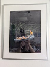 Ole Ahlberg gerahmter Druck "Red River Rafting" mit Tim und Struppi