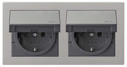 Gira edelstahl - gira, 2x