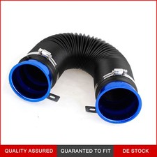 75 mm Auto-Kaltluftansaugung, flexibles Ansaugrohr-Kit, Schlauch, blau/schwarz