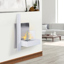 HOMCOM Ethanol-Kamin Bio-Ethanol-Brenner 0,9L 3 Stdn. Brenndauer mit Klappe