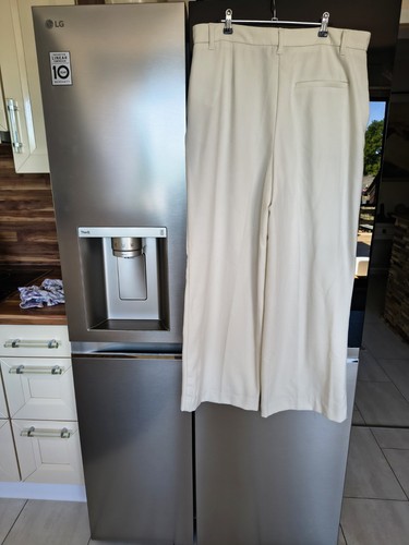 Damen stoffhose weiß grüße - damen,