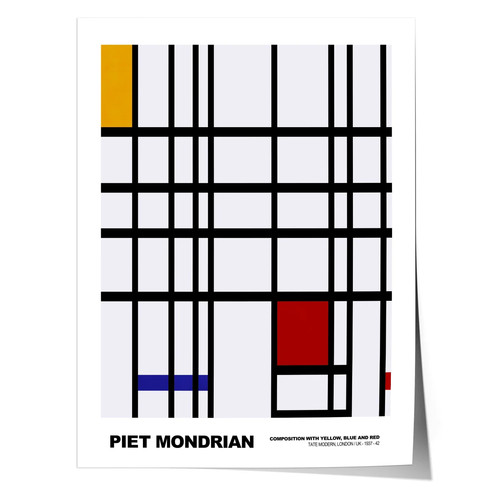 Poster piet mondrian - poster,