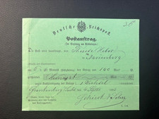 Antik Postauftrag Deutsche