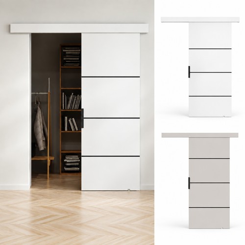 Schiebetür bund 90 cm - bund-sr, 96/90
