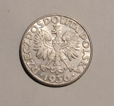 2 zlote 1936 Schiff Silber -