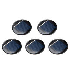 5 x Mini Solarpanel Solarzelle 2V 40mA Solarmodul Solar Polykristallin 36mm Dmr