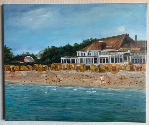 ölgemälde maritim seebad - Ölgemälde,
