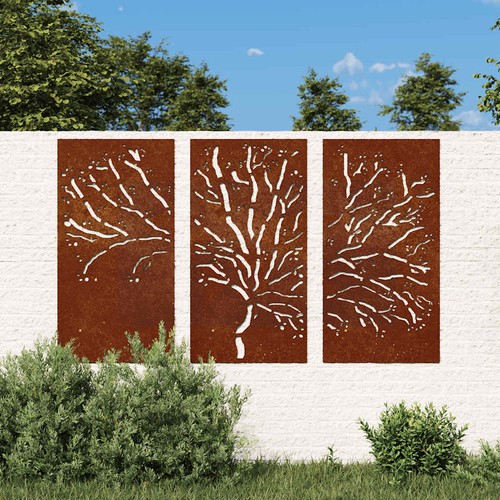 Garten wanddeko baum - garten, baum-design