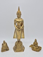 3x Asiatika Bronze Figur ua