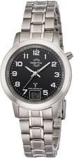 MASTER TIME Damen Armbanduhr Funkuhr Expert Titan, MTLT-10758-22M Damenuhr