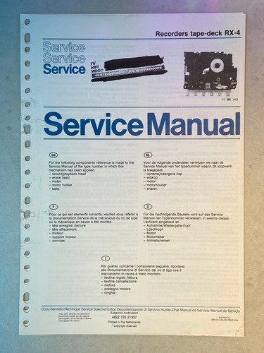 Philips service manual für - philips,