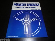 Werkstatthandbuch Honda Accord ab Baujahr 1986