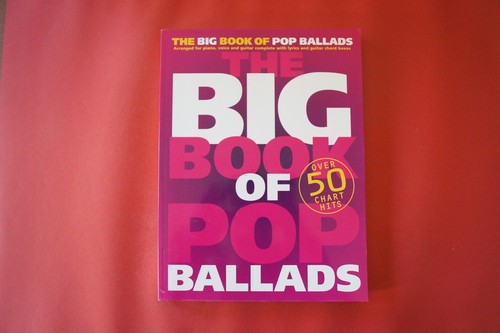 The big book pop ballads - book,
