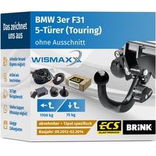 ANHÄNGERKUPPLUNG für BMW 3er