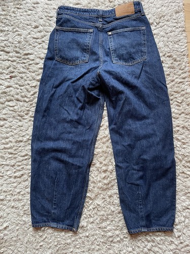 Jeans marineblau frauen barrel - marineblau,