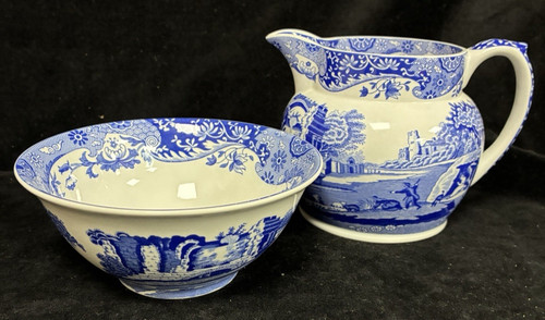 Spode blau italienisch groß - spode,