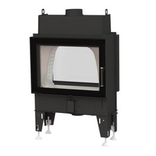 Kamineinsatz BeF Double 7 Feel mit 7 kW Durchsicht Tunnel Kamin Heizeinsatz