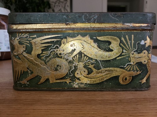 Alte blechdose eduscho drachen - alte,
