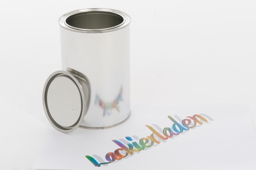 Leere blechdose inkl - blechdose, inkl.
