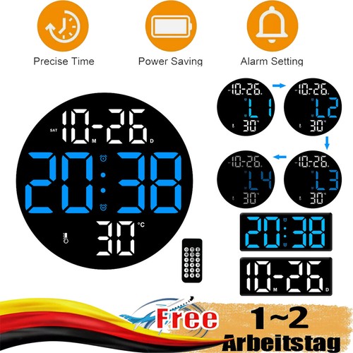 Digitaluhr wanduhr mit - wanduhr,