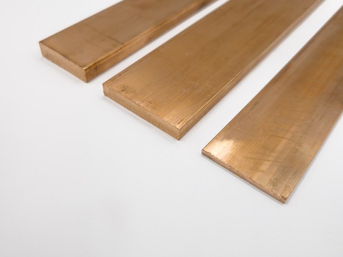Kupfer flachstange cu99 - flachstange, cu99,9