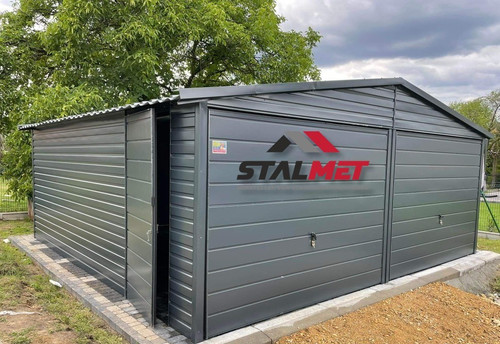 Blechgarage 6x5m - +,