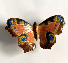 Schmetterling Porzellan um 1900 Ernst Bohne Volkstedt  11 x 6 cm m. Aufhängung