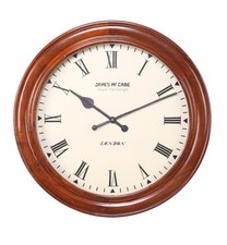 Große alte Schuluhr "James Mc Cabe , London" Wanduhr englisch Durchmesser 70cm