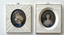 2x Miniatur Lupenmalerei