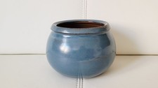 Keramik Topf Blumentopf blau