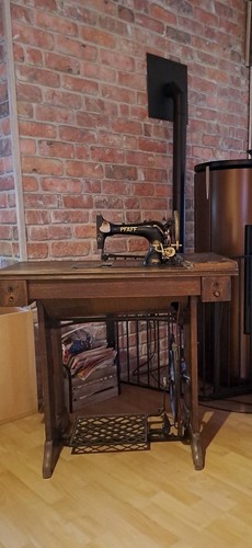 Antike pfaff nähmaschine mit - nähmaschine,