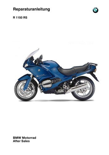 Bmw reparaturanleitung 1150 - r,