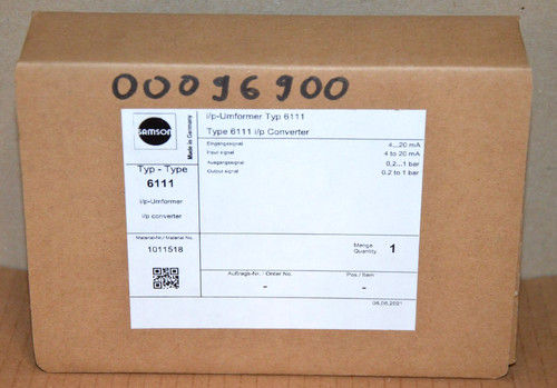 Samson typ 6111 umformer - typ, i/p-umformer