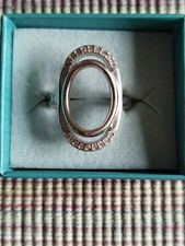 Pierre Lang Ring silber Zirkonia Rhodiniert Gr. 9