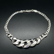 PANZERARMBAND AUS 925/-SILBER RHODINIERT SCHMUCKJAGD