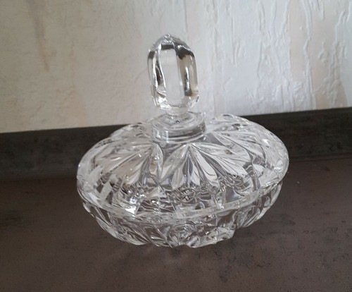 Deckel kristallschale glas - ,