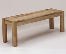 Bank, Sitzbank Kernbuche massiv geölt Länge 140cm