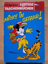 ERSTAUFLAGE Lustige Taschenbücher Nr.13 von 1970 Micky in Gefahr - Z1-2
