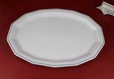 Rosenthal Porzellan Polygon - Servierplatte 28 x 20 cm Hotel Porzellan dekoriert