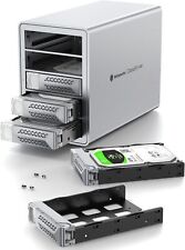 2/4/5 Fach Festplattengehäuse für 2,5/3,5" SATA HDD SSD Dockingstation Externe