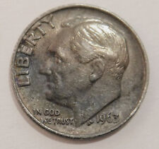 1 One Dime 1963 USA Silber 900
