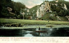 AK Rupprechtstegen Hartenstein ca. 1910 (?) Ankatal Angler / Hersbruck Plech