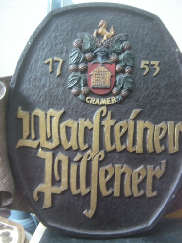 Brauerei werbeschild - brauerei,