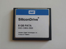 SiliconDrive WD 8GB PATA SSD-C08GI-3500 CF CompactFlash Speicherkarte Card