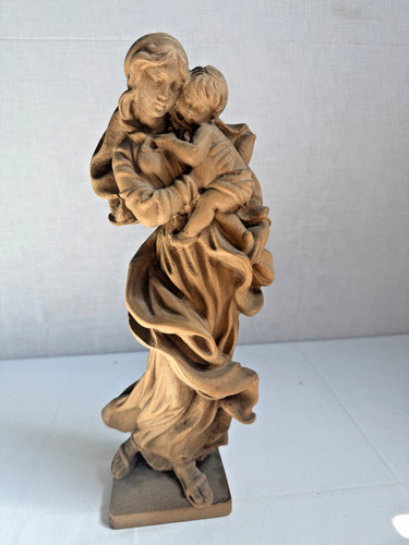 Madonna mit kind holzfigur - mit,