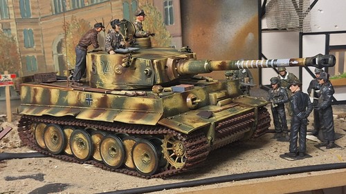 Panzer german tiger i - panzer, 1:16