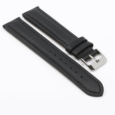 Uhrenarmband Leder Armband, echt Leder Uhrband, Ersatzband Schwarz 18 oder 20mm