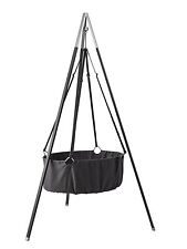 Leander Wiege grau + Stativ