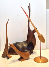 Holzfiguren Konvolut 4 Tiere