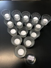 16 Teelichtgläser mit Teelichtern, Sandra Rich Weihnachten/Hochzeit/ Taufe usw!